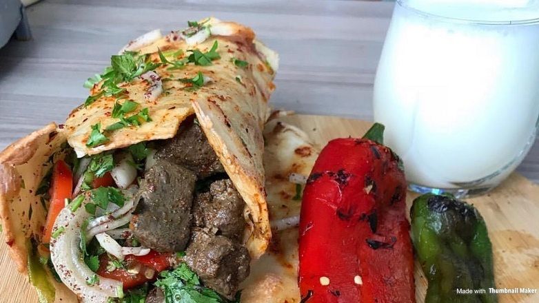 Dürüm Dana Yaprak Ciğer + Ayran