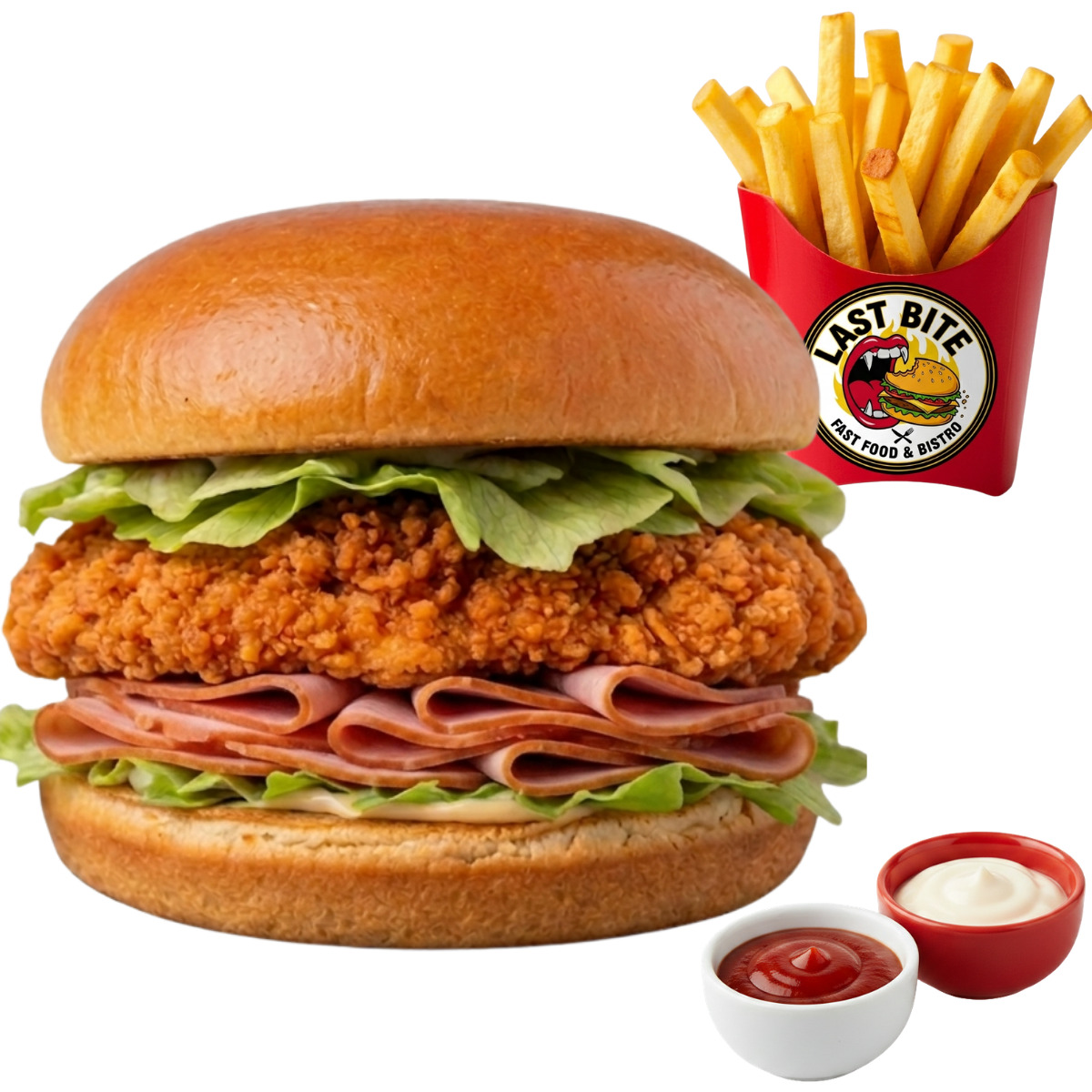 Smoke Diablo Cajun Burger Menü