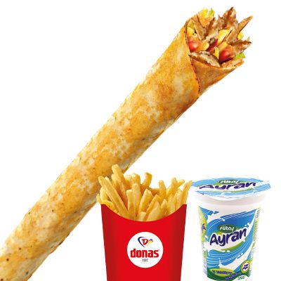 Donas Zurna Et Döner Dürüm Menü 1