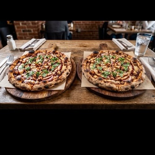 2'li Tavuklu Büyük Boy Pizza