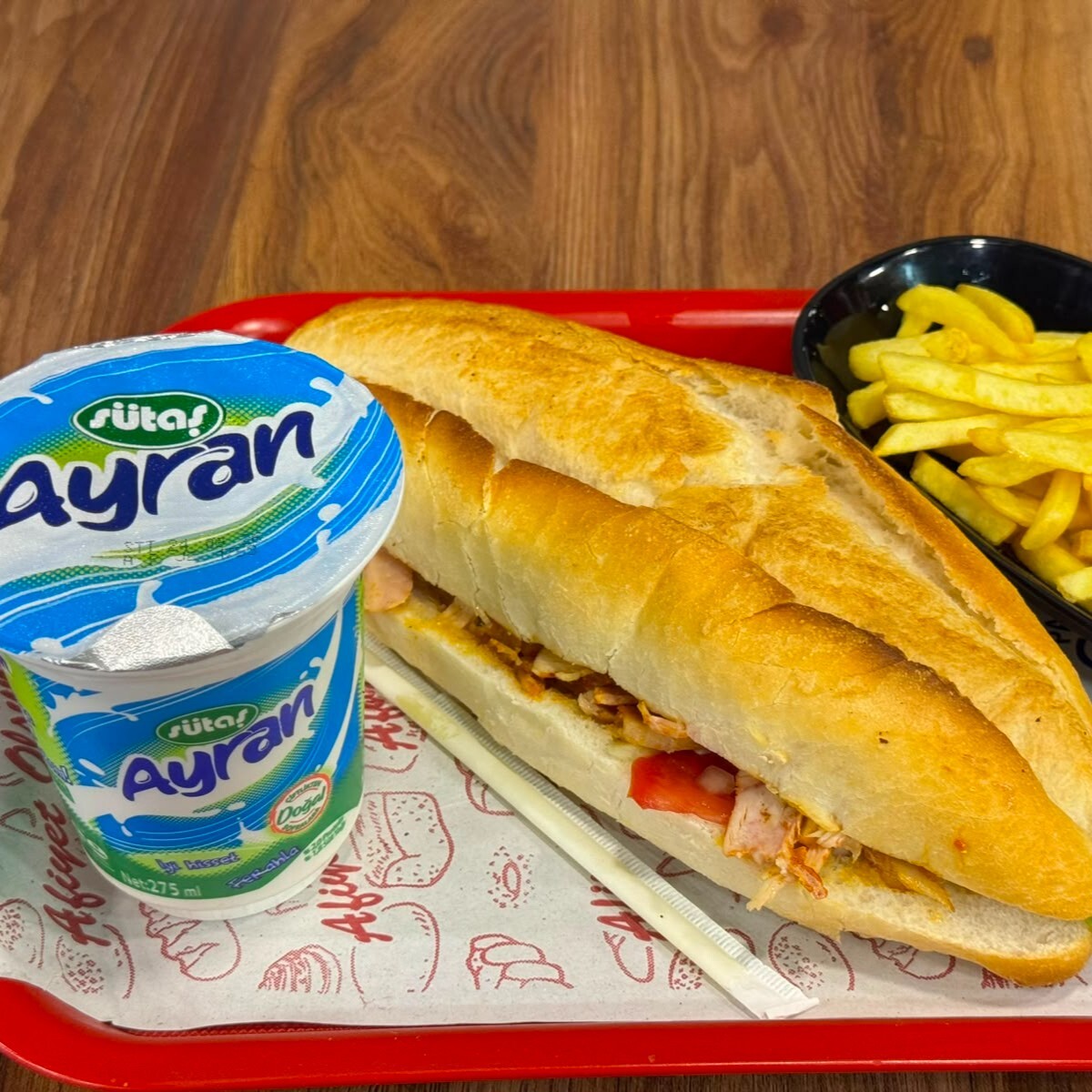 Tavuk Döner + Ayran + Cips