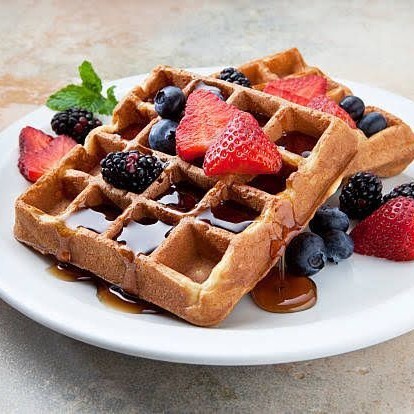 Black White Waffle