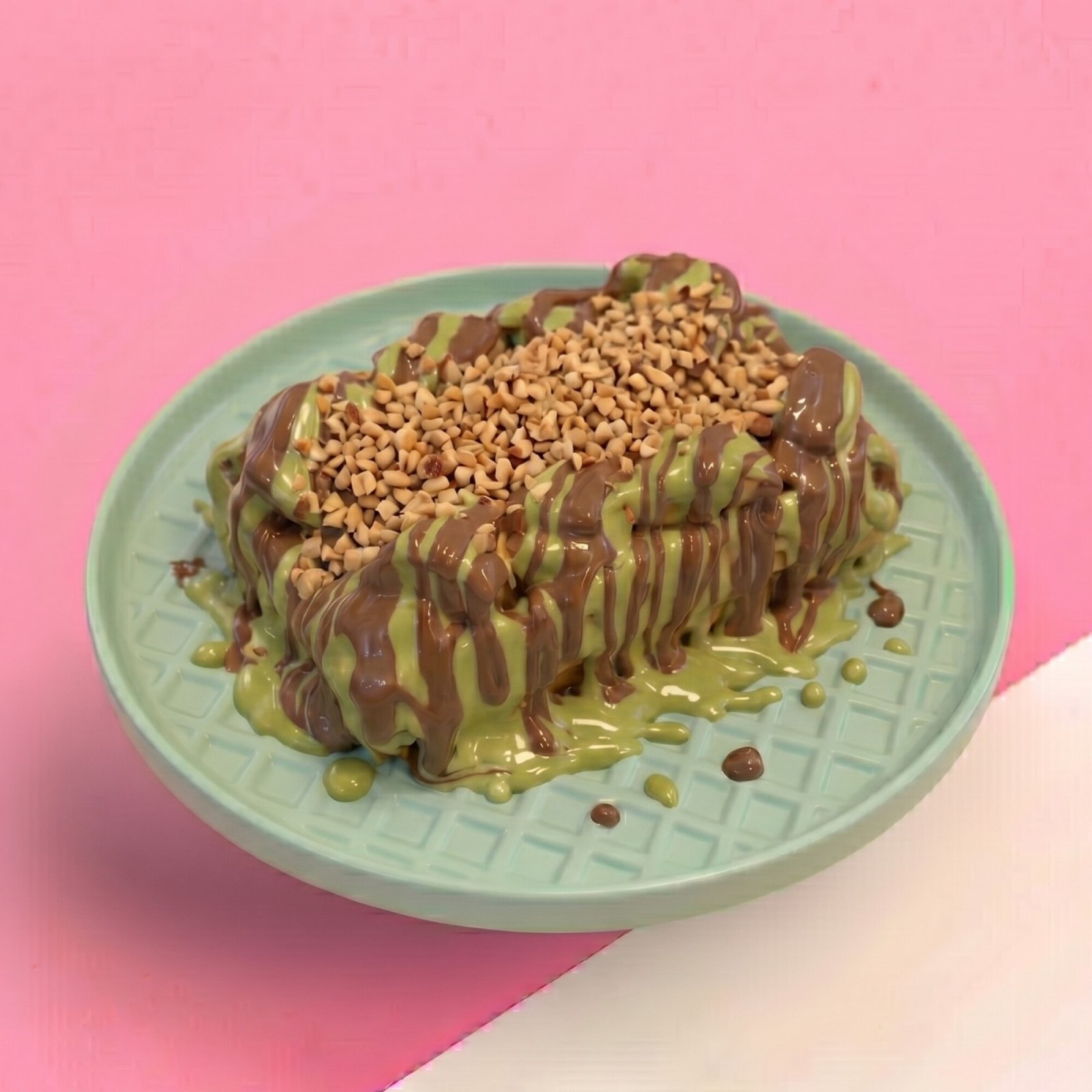 Fıstıklı Overthink Waffle (Büyük)