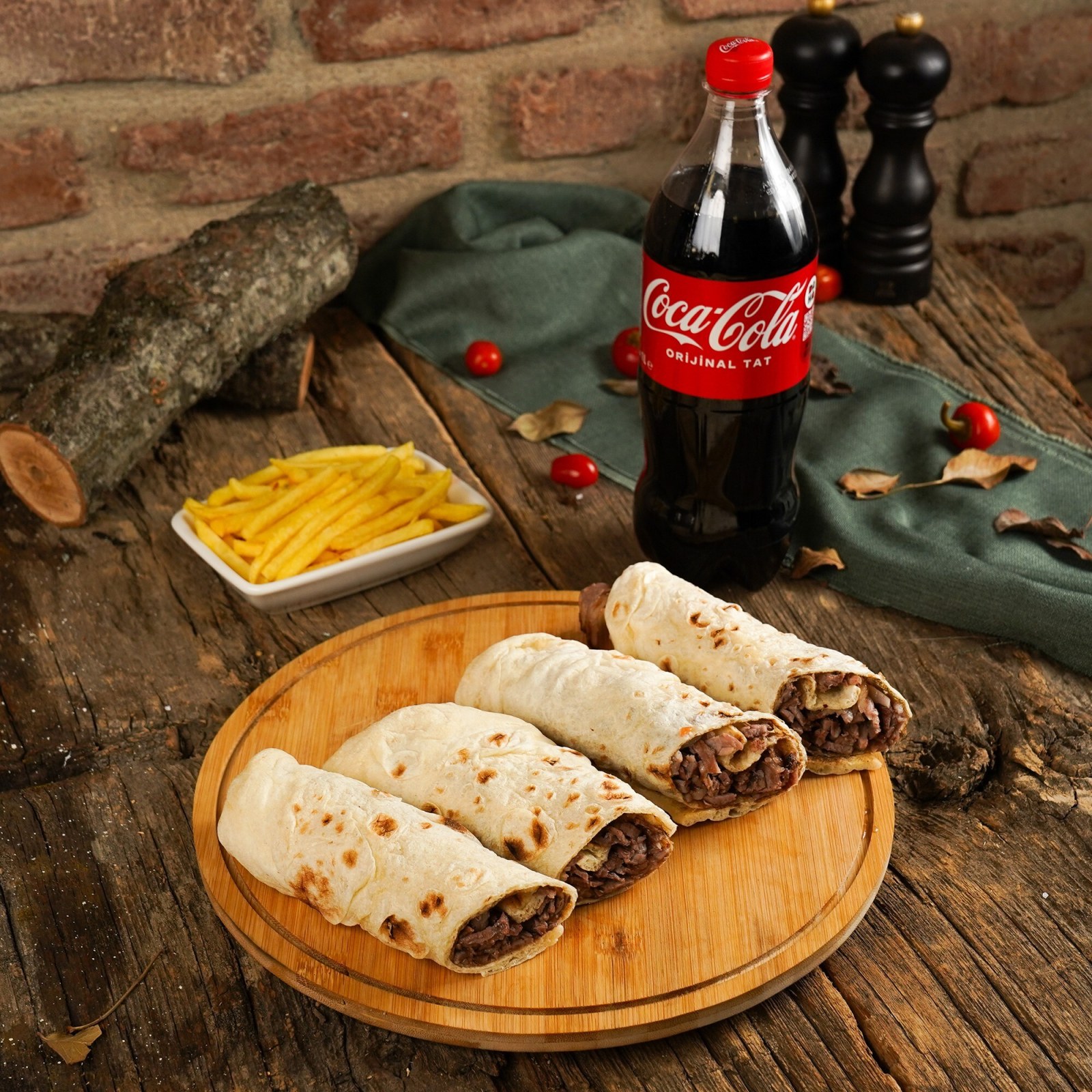 2'li Et Döner Dürüm Menü