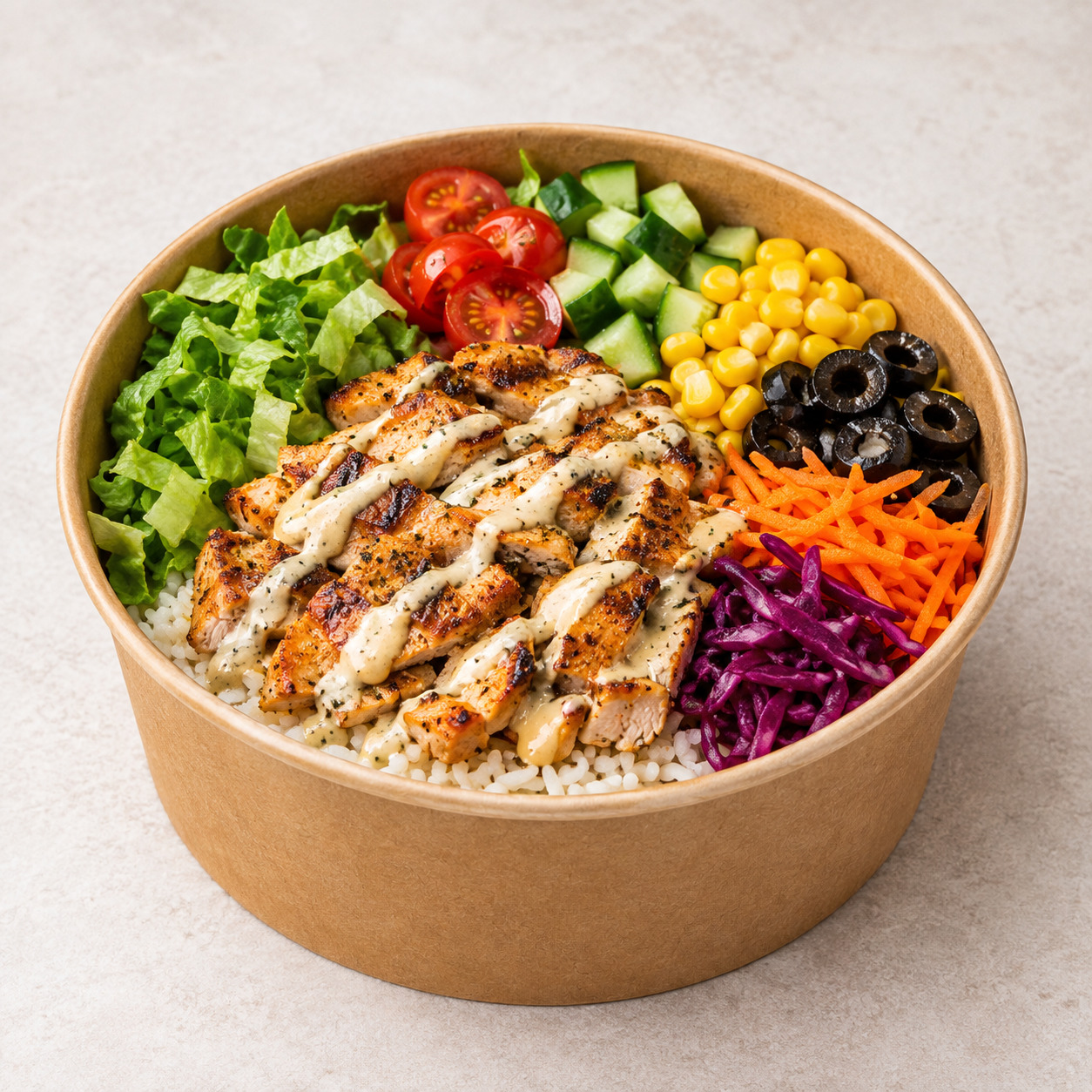 Izgara Tavuklu Pilavlı Bowl