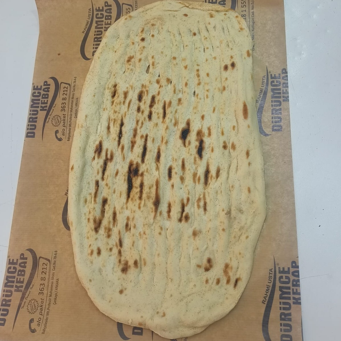 Çift Lavaş dürüm için +1 Lavaş pide 150 gr ekle