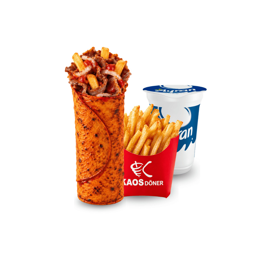 Et Döner Dürüm & Ayran Menü
