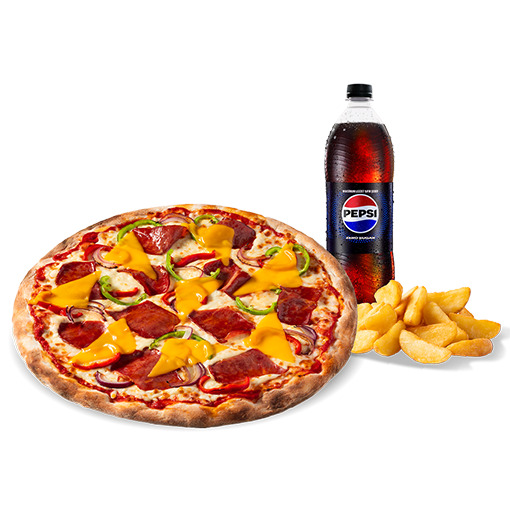 Patatesli XL Pizza Menü