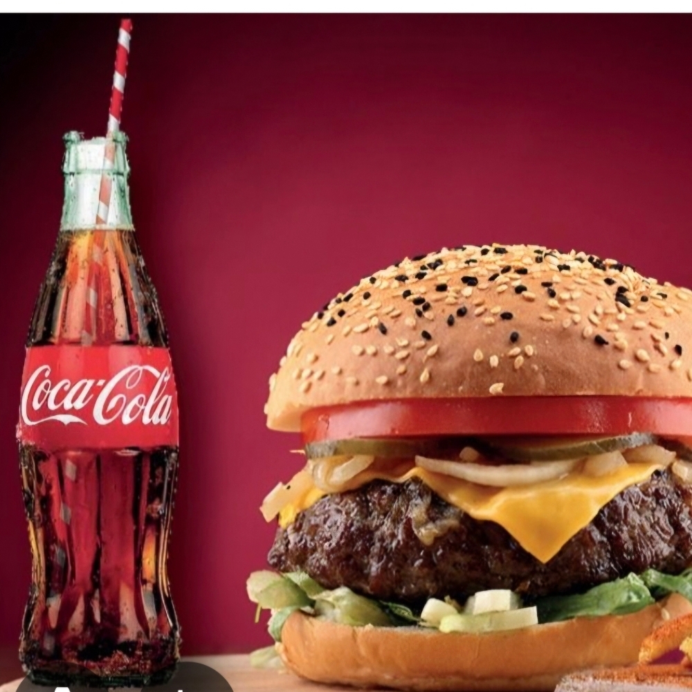 Et Hamburger / Patates Kızartması/ Cocacola