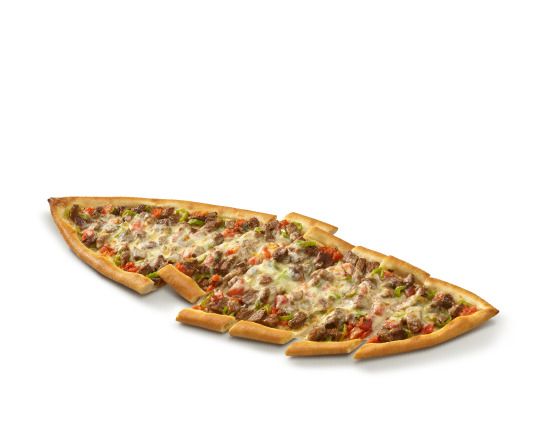 Turka Kuşbaşılı Kaşarlı Pide