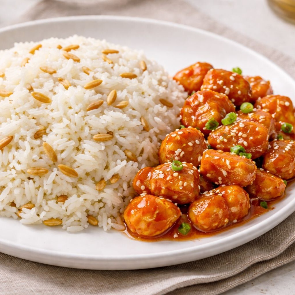 Sweet Chili Tavuklu Pilav