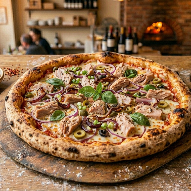 Ton Balıklı pizza
