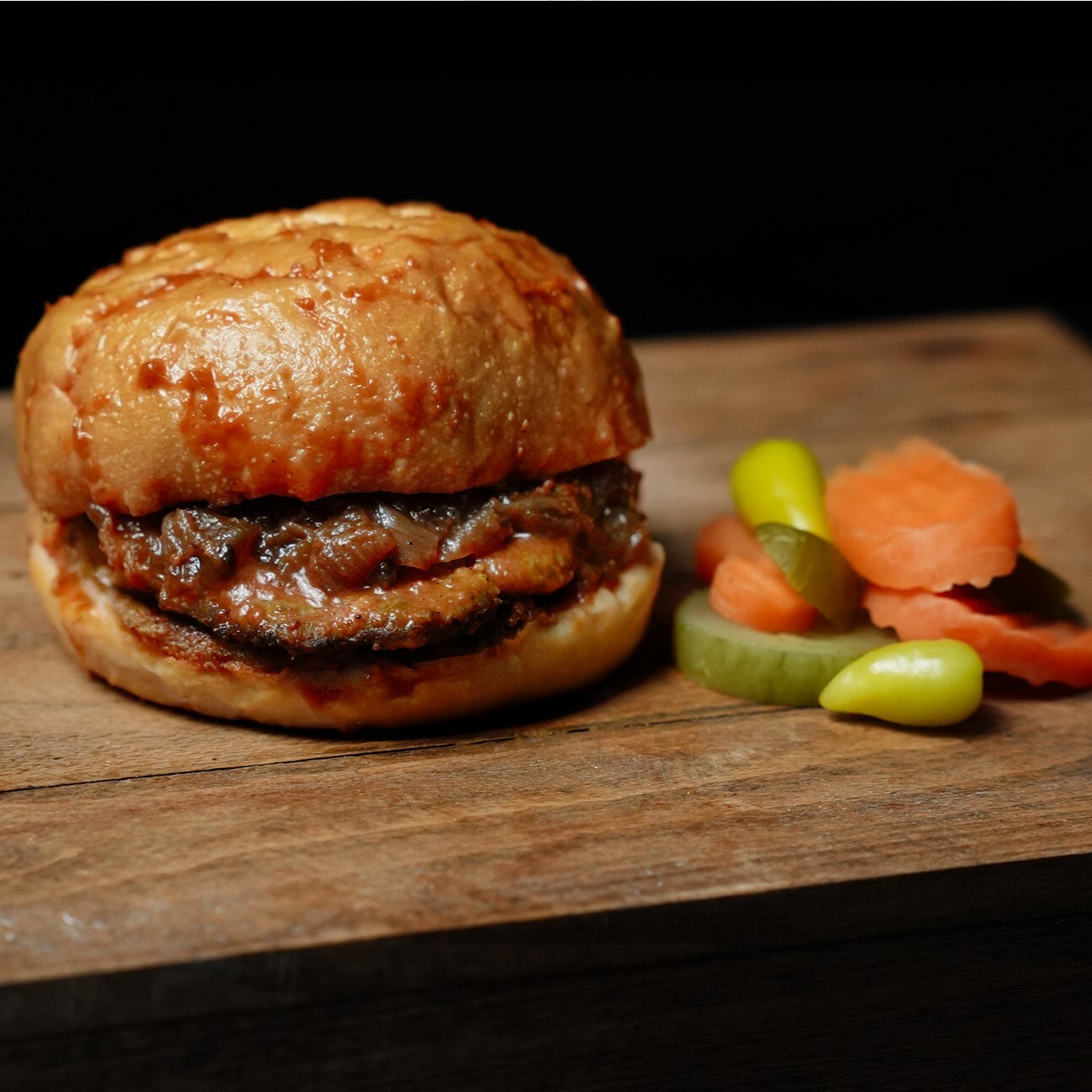 Karamelize Islak Hamburger
