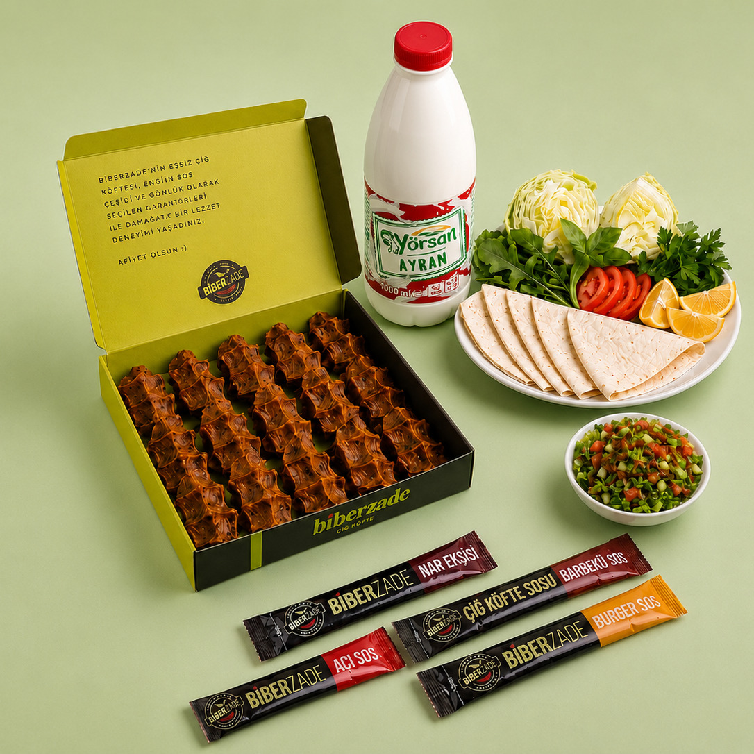 Çiğ Köfte Porsiyon Menü (500 Gr.)