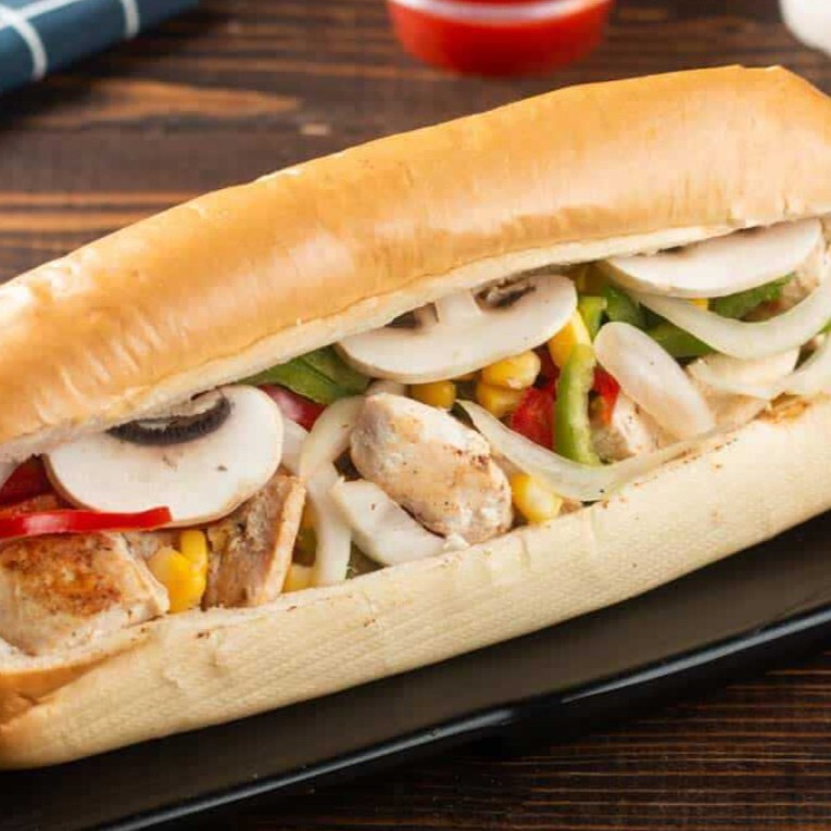 Fajita Tavuk Sandviç