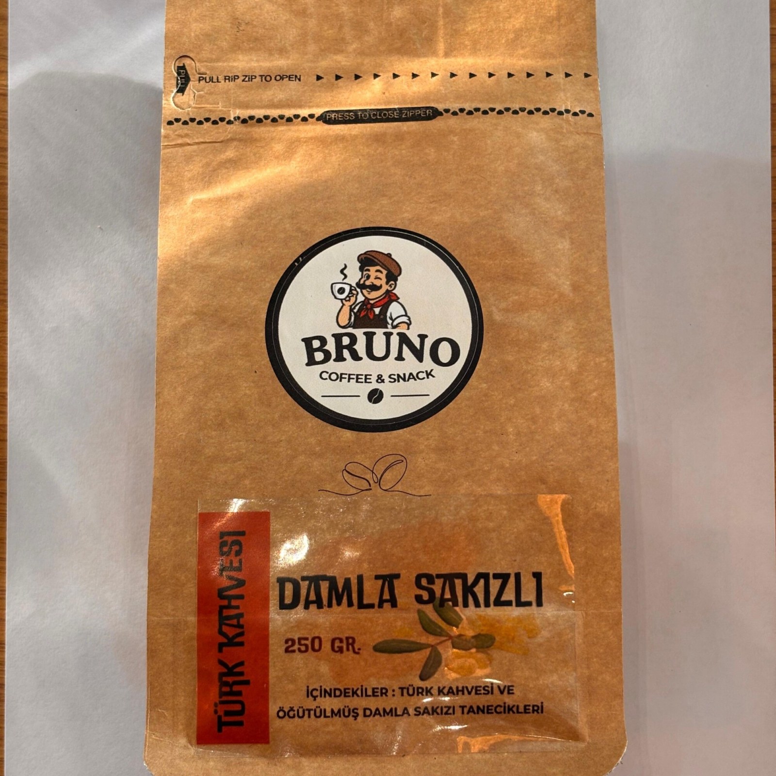 Damla Sakızlı Türk Kahvesi 250 Gr
