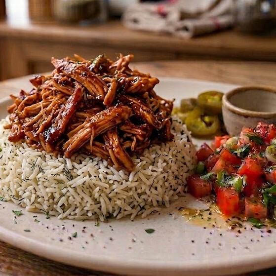 Barbekü Soslu Tavuk Pilav