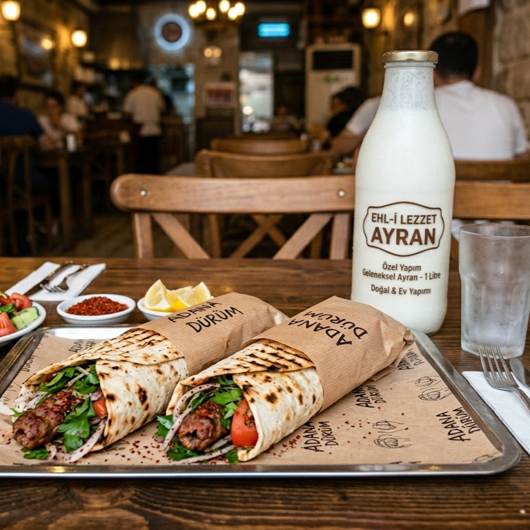 2 Urfa Dürüm + Litre Ayran