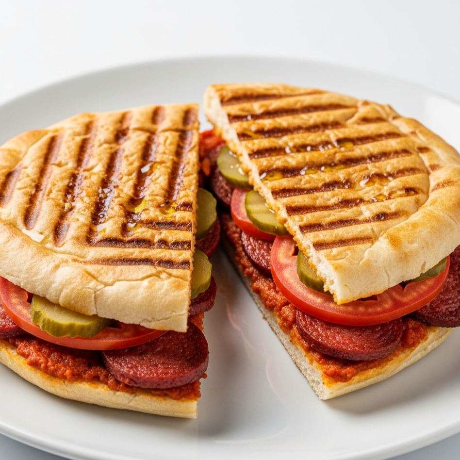 Bazlama Tost Sucuklu