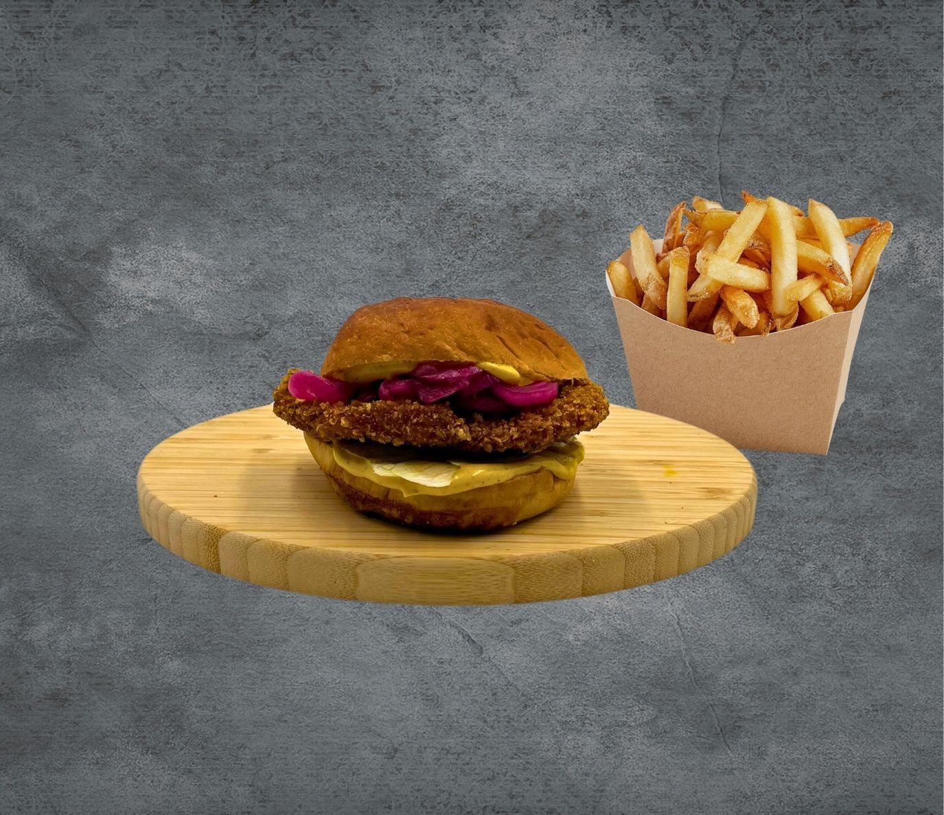 Ballı Hardal Tavuk Burger Menü