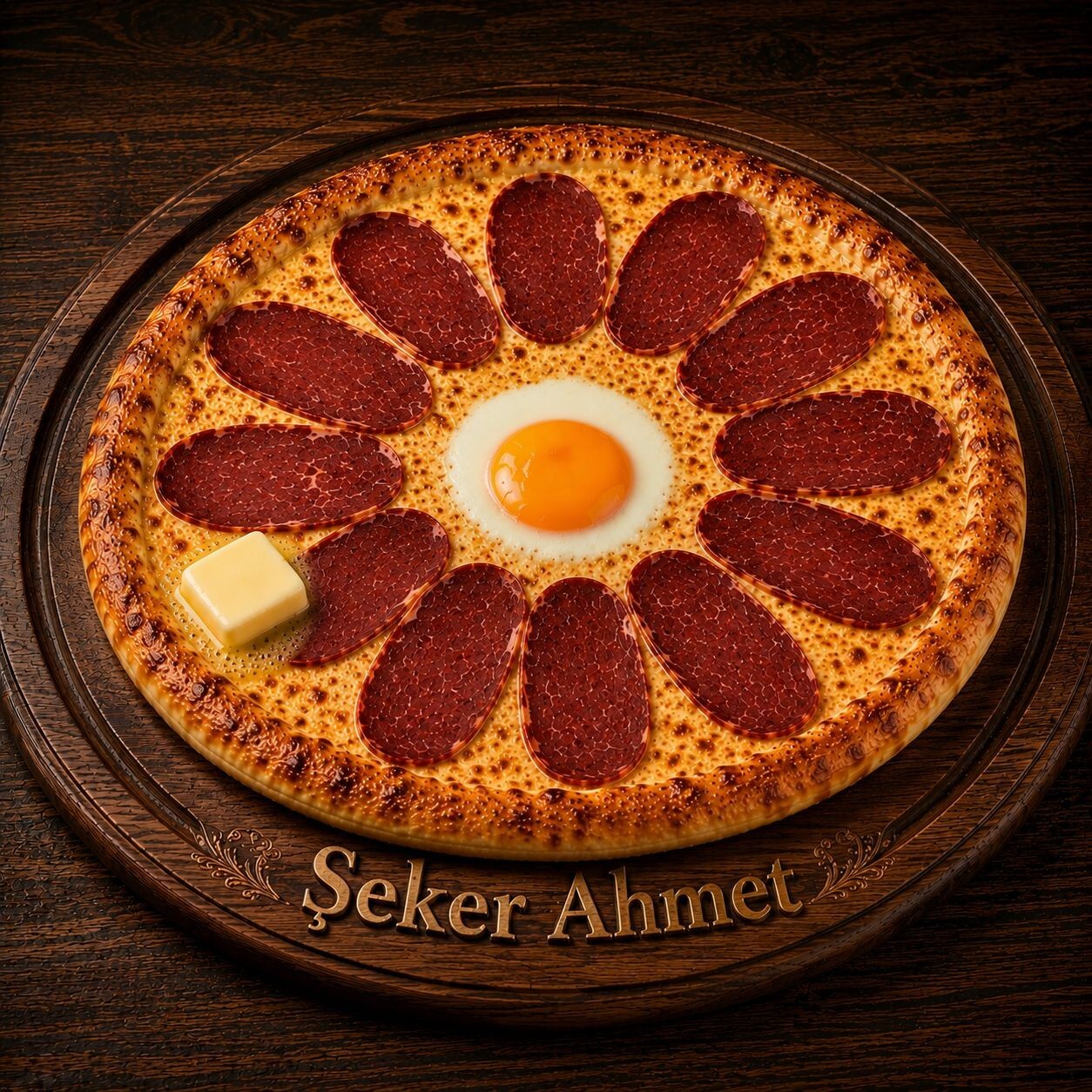 Karadeniz Yağlısı (Pastırmalım Pidesi)