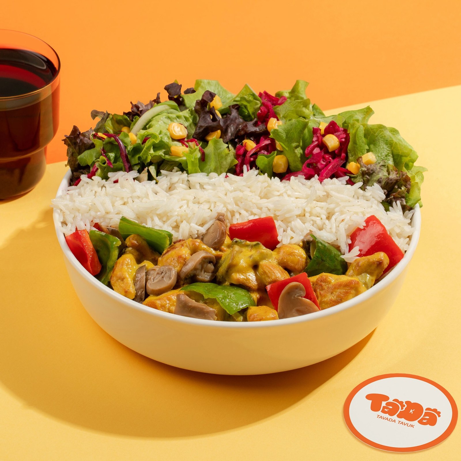 Köri Soslu Tavuk Basmati Pilav