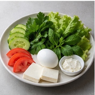 Fit Kahvaltı Tabağı