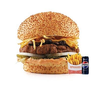 Cheese Mantare Burger Menü