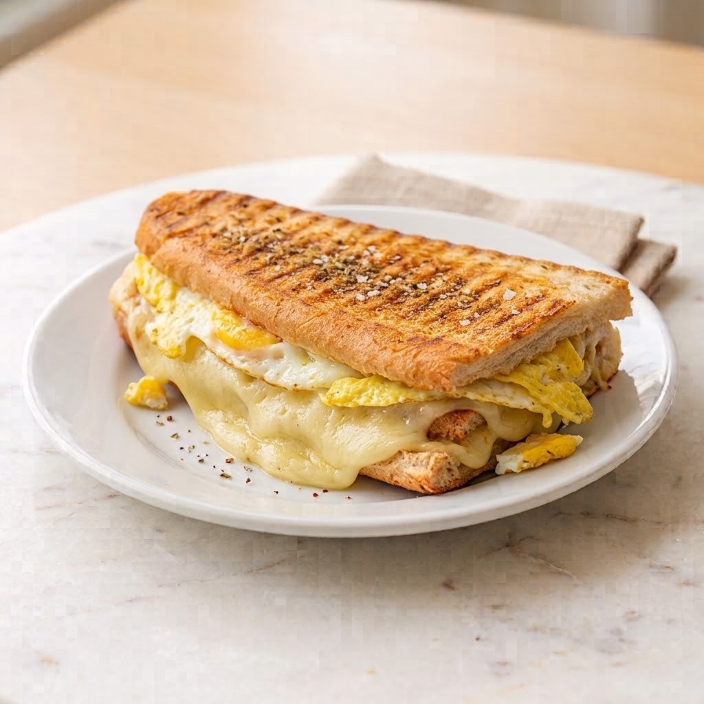 Yumurtalı Kaşarlı Tost