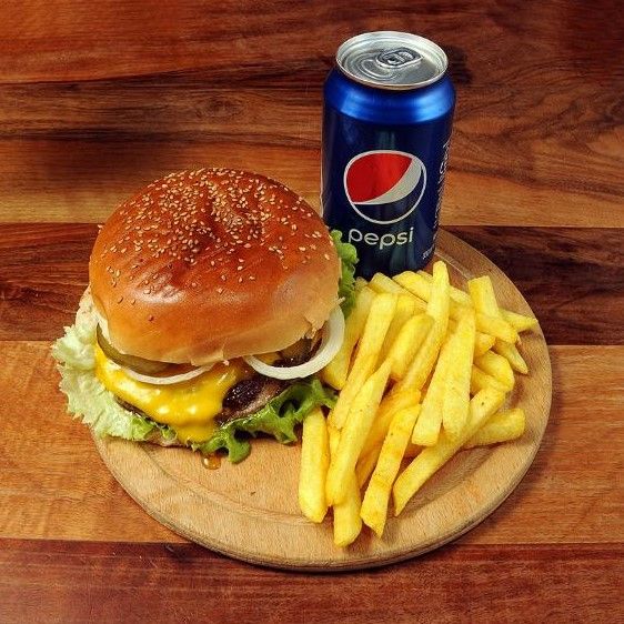 Cheeseburger Menü