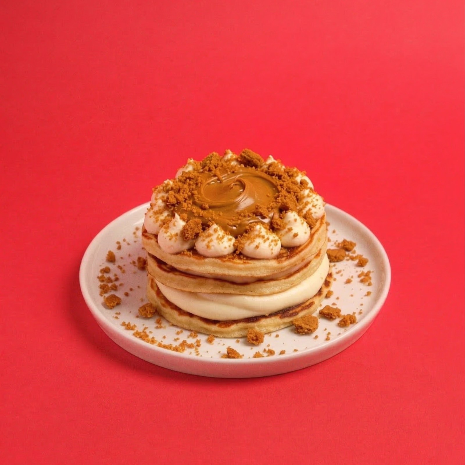 CARAMEL COOKIE PANCAKE