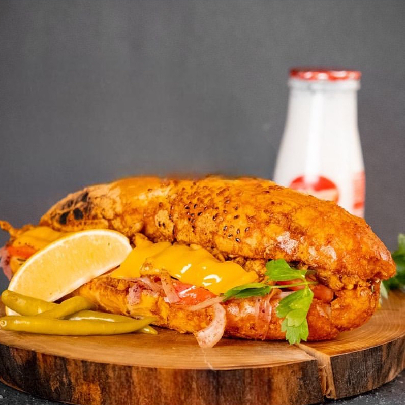 Çedarlı Ekmek Arası Tavuk Tantuni