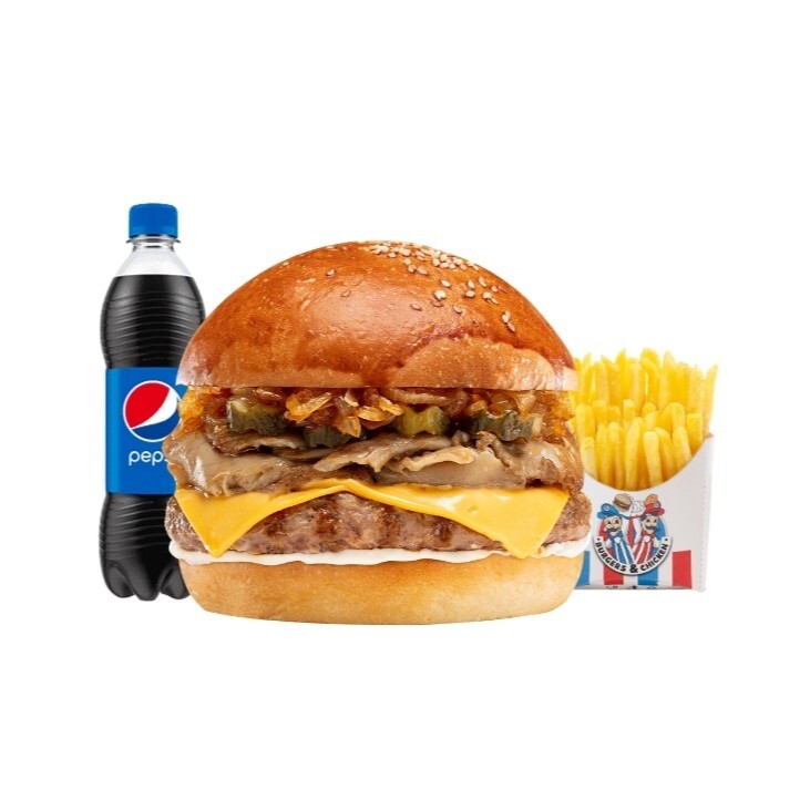 Super Mushroom Burger Menü