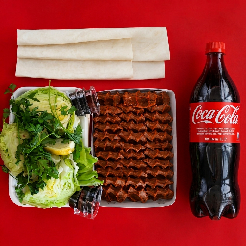 Çiğ Köfte (580 gr) + 1 lt Kola