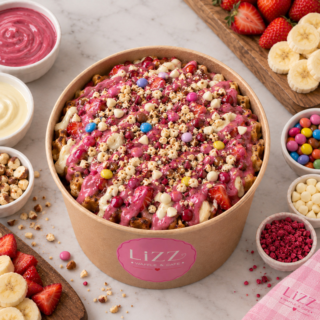 Lizz Frambuaz Kova Waffle