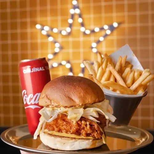 Spicy Acı Nashville Burger Menü