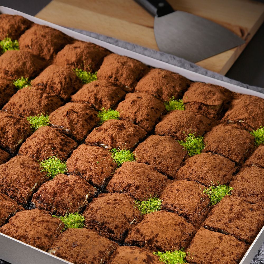 Fıstıklı Çikolatalı Soğuk Baklava
