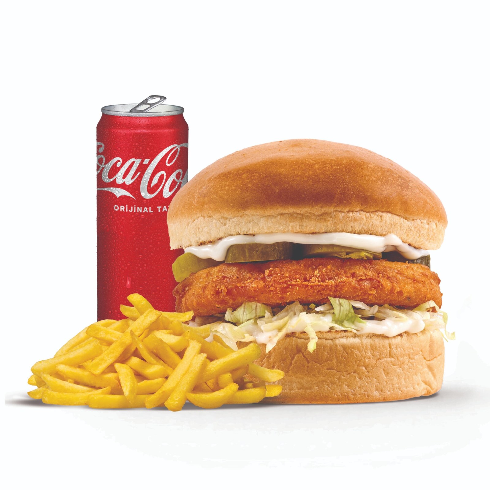 Algida Menüsü (Chicken Burger Menü)
