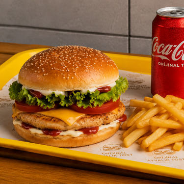 Doyuran Tavuk Burger Menü