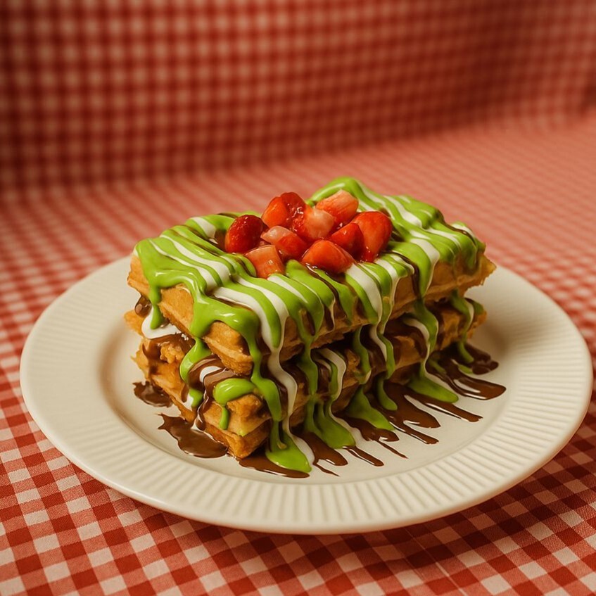 Stamba Fıstık Çikolatası Belçika Waffle