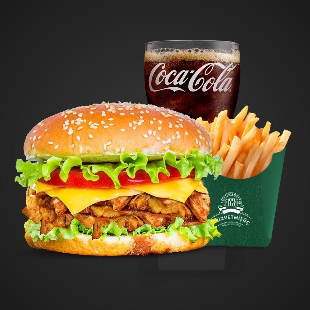 2'li Tavuk Tanburger Menü