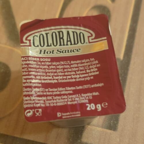 Acı Sos / Hot Sos Colorado