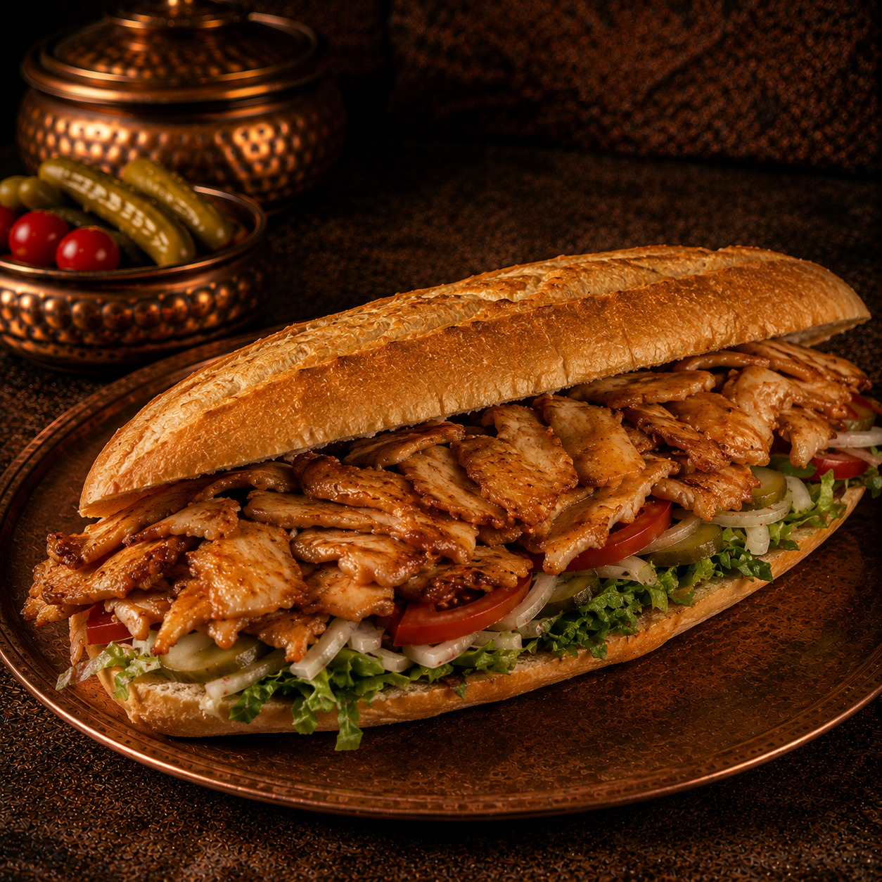 Tavuk Döner Sandviç