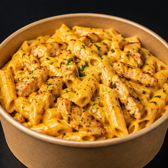 Makarna Tavuk Cheddar Sos