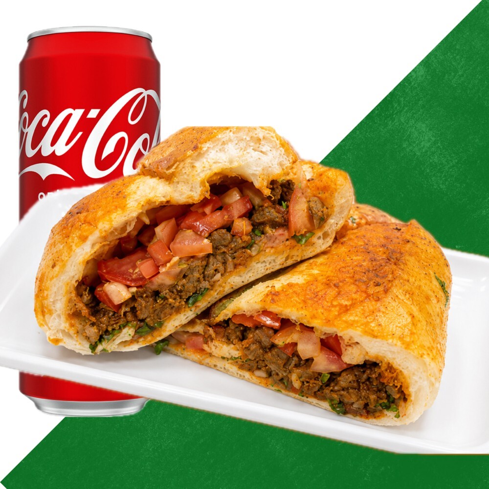 Ekmek Arası Et Tantuni & Coca-Cola (33 cl.)