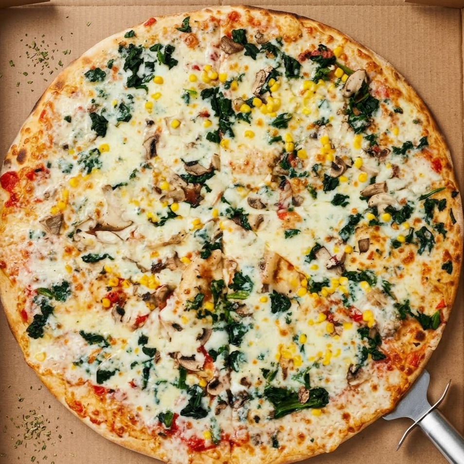 Ispanaklı Pizza (Küçük)