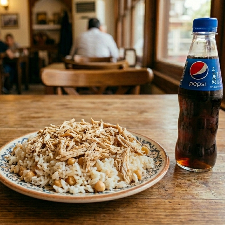 Tavuklu Pilav + Pepsi Cola (250 ml)