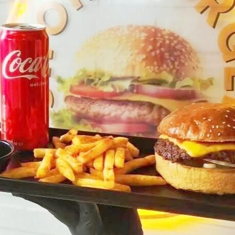 Sword Burger + 330ml Coca-Cola