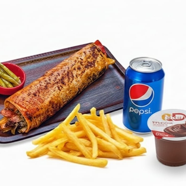 Dürüm - Cips - Cola - Tatlı