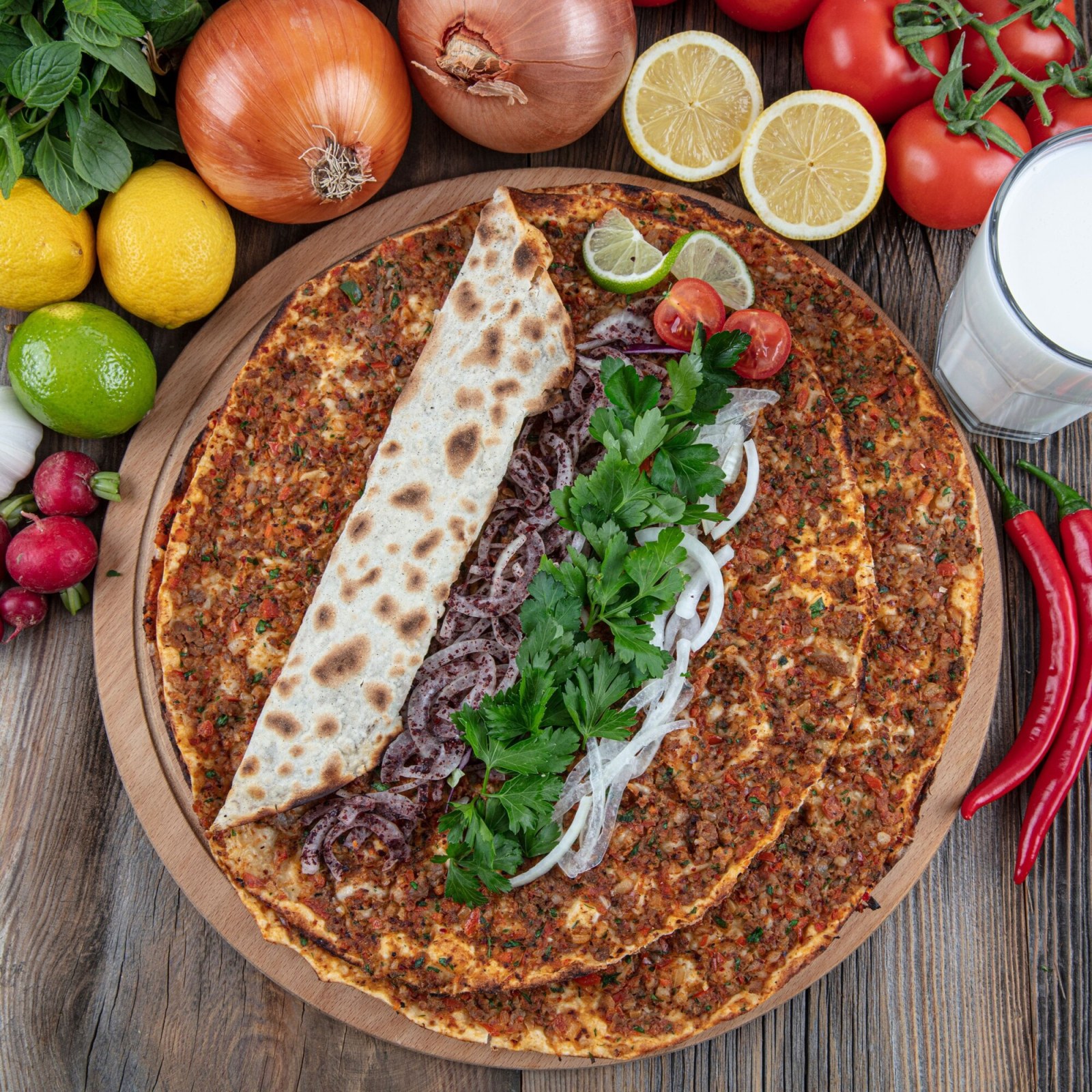 6'lı Lahmacun Menü